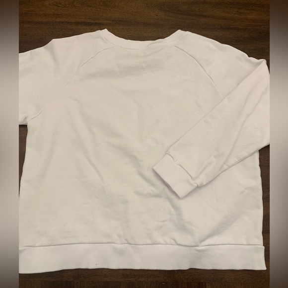 Zyia Active Crewneck Sweatshirt Women’s XXL White Mountain Moon Embroidered - Picture 3 of 5